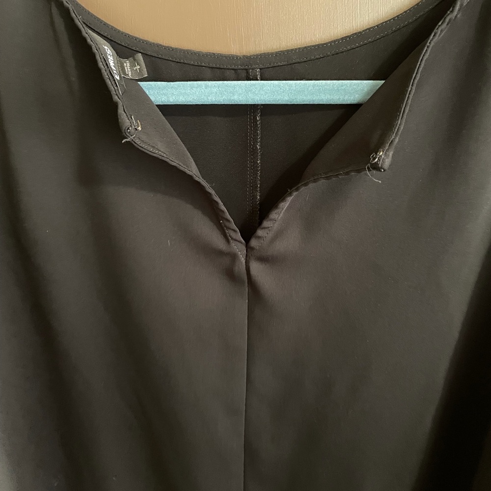 Express Black 3/4 Sleeve Blouse S - Picture 11 of 13